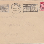 Bizone - Hannover 1949 "Schönes Wohnen Tischler-Handwerk" Msch.werbestpl. Brief
