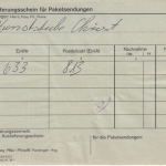 BRD - 3x50 Pfg. Heinemann Auslieferungsschein f. Paktete Badenweiler 1974