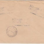 All.Bes./Kontrollrat - 45 Pfg Ziffer u.a. Nachnahme R-Brief Bad Blankenburg 1947
