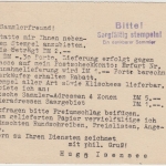 SBZ - Saalfeld (Saale) "Stadt der Feengrotten" Handwerbestpl. Drucksache 1949