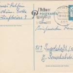 BRD - Bochum 1963 "7. Bochumer Puppenspieltage" Masch.werbestempel Ganzsache