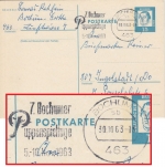 BRD - Bochum 1963 "7. Bochumer Puppenspieltage" Masch.werbestempel Ganzsache