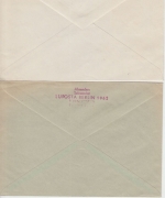 Berlin - LUPOSTA 1962 2 Briefe - Marken mit Lochung SST Berlin 21 Kongresshalle
