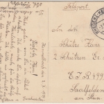 DR - Bregenz-Kennelbach 3.9.39 Feldpostkarte n. Saalfelden