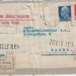 Italien - 2+1,25 L. Freimarken Einschreiben Muster ohne Wert (Vds) i.d. SCHWEIZ