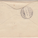 Großbritannien - 1/2 P Victoria Perfin SM&Co Drucksache i.d. SCHWEIZ London 1896