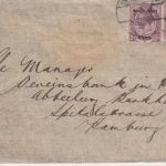 Südwestafrika - 2x2 P. König Gerg V. Brief Swakopmund (apt. dt. Tagesstpl.) 1925