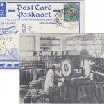Südafrika - Johannesburg Empire Exhibition 1936 Sonderkarte n. Berlin