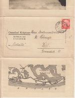 DR - Kölpinsee 1933 bebilderter Faltbrief n. Kiel