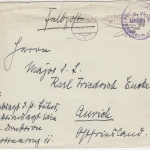 Österreich - Wien 29.3.38 Feldpostbrief Bundes-Polizeidirektion n. Aurich