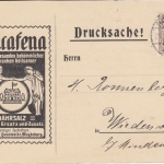DR - Bremen 4 1911 Werbedrucksache/Reiseavis (Magdeburg) n. Wiedensohl