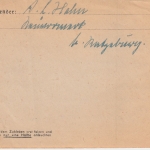 DR - 12 Pfg. AH Brief Handwerbestempel Ratzeburg 19.2.45 n. Hainstadt