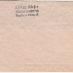 DR - Wiesbaden-Biebrich Weltkongress d. Zeltwanderer SST Luftpostbrief 1937