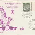Berlin - 10+Z+10 Pfg. Bed. Deutsche A. Dürer Zusammendruck Schmuck-FDC 1962