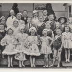 BRD - 4+6 Pfg. Posthorn Zusammendruck AK Circus-Stadt Liliput Regensburg 1952