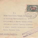 Polen - Gordon Bennet Ballon Flug Brief SST Warschau 23.9.34