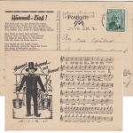 DR - Hamburg 1937 "Hummel, Hummel mit Humor..." Juxkarte n. Wittenberge