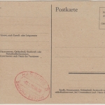 All.Bes. - 5 Pfg. Ganzsache Behelfsausgabe Ausgabestempel Hamburg 5 ungebraucht