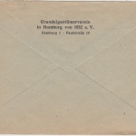 BRD - Hamburg 1950 20 Pfg. AFS Grundeigentümerverein Brief n. Ulzburg