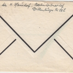 Berlin - 2x5 Pfg. Grünaufdruck Orts-Trauerbrief B.-Dahlem 1950