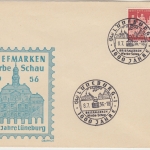 BRD - 20 Pfg. 1000 J. Lüneburg SST Schmuckkuvert Briefmarken-Werbeschau