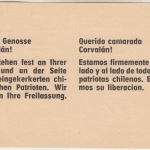 DDR - Schwerin ca. 1973 Gebühr bezahlt Karte "Freiheit für Louis Carvalan"