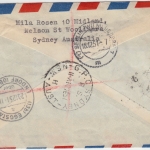 Australien - 2 Sh. Krokodil u.a. Luftpost Einschreibebrief Sydney - Berlin 1951