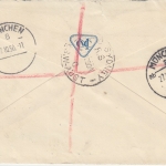 Australien - 1'6 Sh. Götterbote Hermes ua. Luftpost Einschreibebrief Sydney 1950