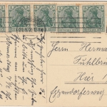 Hamburg - Hamburger Hof Conversations-Salon sw-AK gelaufen 1920