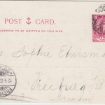 Cape of Good Hope - 1 P. sw.AK (Cape Town + Table Mountain) n. Freiburg 1903
