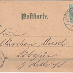 Sachsen-Anhalt - Sangerhausen patriot. AK Markt u. Jacobikirche gelaufen 1904