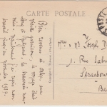 Frankreich/Libanon - Poste aux Armees SP615 AK Baalbek n. Strassbourg 1935
