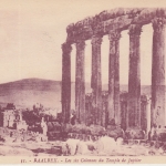 Frankreich/Libanon - Poste aux Armees SP615 AK Baalbek n. Strassbourg 1935