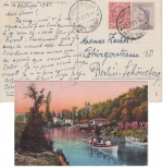 Italien/Levante - 10+50 C. Karte Constantinopel Poste Italiane - Berlin 1921
