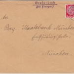 DR - Großenbuch ü. Erlangen 2 Landpost-L2 Brief n. München 1936