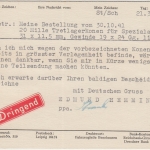 DR - Benshausen 1942 5 Pfg. AFS Edmund Hemming Ortskarte
