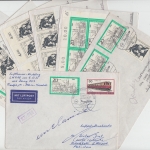 BRD - Lufthansa Umstellung Fernoststrecke 7 versch. Erstflugbriefe 3.11.1971