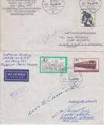 BRD - Lufthansa Umstellung Fernoststrecke 7 versch. Erstflugbriefe 3.11.1971