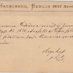 DR - 1/2 Gr. gr. Brustschild Ortspostkarte K1 Berlin St.PE 1874