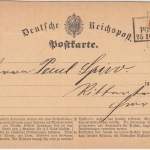 DR - 1/2 Gr. gr. Brustschild Ortskarte Ra3 Berlin Post-Exp. 7 (KBHW 297 !) 1872