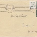 DR - 6 Pfg. Hindenburg Zusammendruck Brief Berlin - Leverkusen 1940