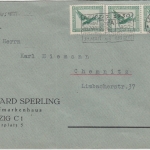 DR - 3x5 Pfg. Adler Brief Leipzig - Chemnitz 1930