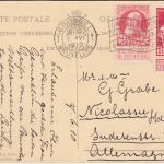 Belgien - 10 C. Weltausstellung u.a. sw-AK (Ausstellung) Brüssel Nicolasee 1910