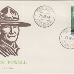Italien - 50 L. Pfadfinder Schmuck-FDC EST Genua 23.4.68