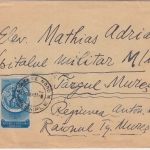 Rumänien - 55 B. Weltfestspiele Jugend Brief Bukarest - Târgu Mureș 1953