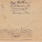 Rumänien - 55 B. Weltfestspiele Jugend Brief Bukarest - Târgu Mureș 1953