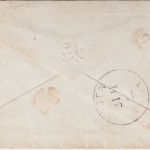 England - 2x1+1/2 P. Victoria Brief Liverpool - Aasen b. Donaueschingen 1876