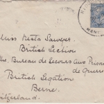 England - 2 1/2 P. George V. Brief i.d. SCHWEIZ Middleton - Bern 1916