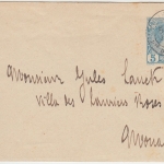Monaco - 5 C. Fürst Charles III. Ganzsache Ortsbrief Monte Carlo 1889