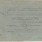 Türkei - 10 Pia. Palast/Sultan u.a. Paketkarte Constantinopel - Wien 1918